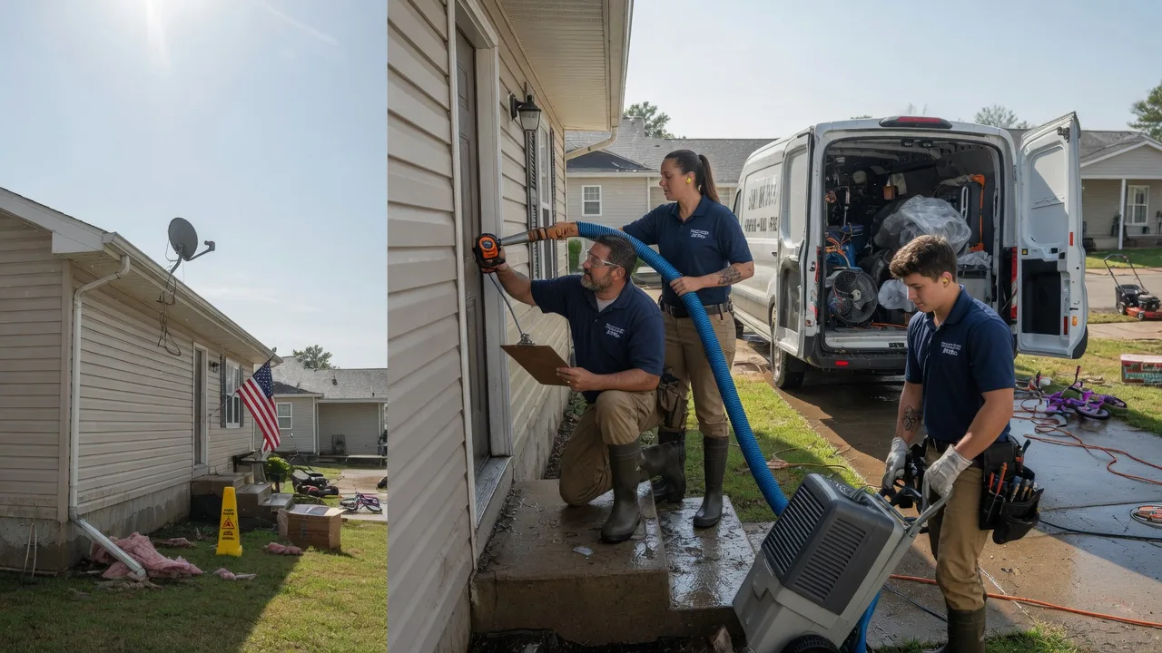 Ceiling Water Damage Restoration in Roach, MO near me